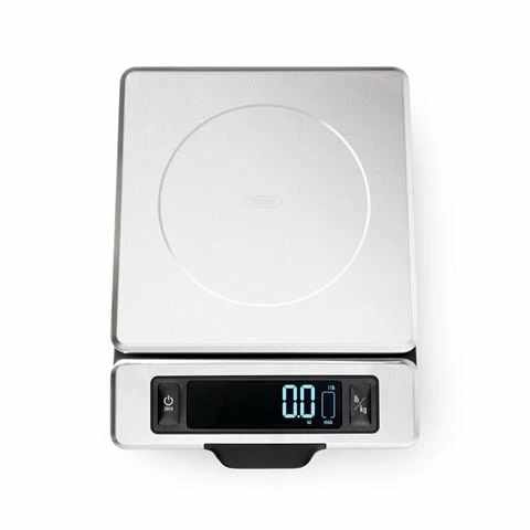 OXO - Food Scale With Pull Out Display Stainless Steel
