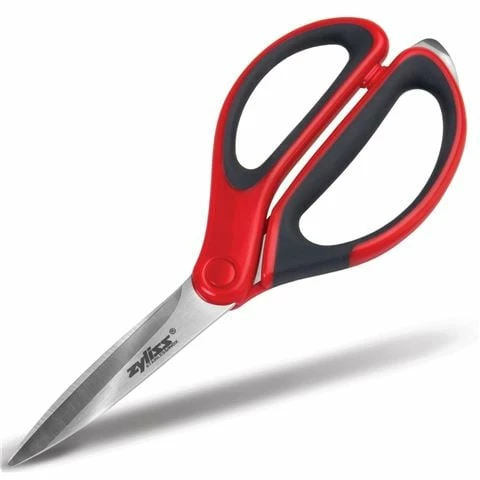 Zyliss - Household Shears With Integrated Box Cutter Red 1 Zyliss - Household Shears With Integrated Box Cutter Red