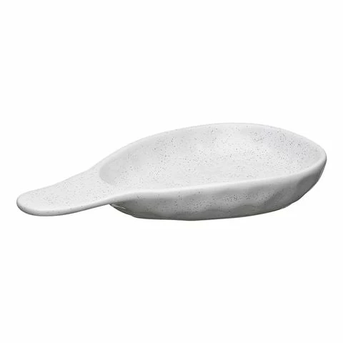 Ecology - Speckle Spoon Rest Milk 21cm 1 Ecology - Speckle Spoon Rest Milk 21cm