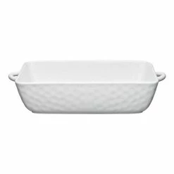 Ecology - Speckle Lasagne Tray With Handles Milk 3.1L/20.5cm