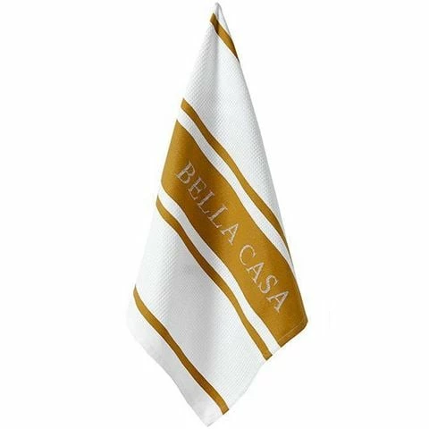 Ladelle - Bella Casa Kitchen Towel Mustard 80x50cm