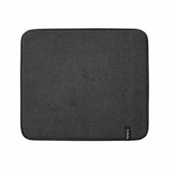 Ladelle - Microfibre Dish Drying Mat Black 47x41cm