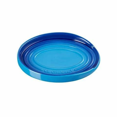Le Creuset - Stoneware Spoon Rest Azure Blue 1 Le Creuset - Stoneware Spoon Rest Azure Blue