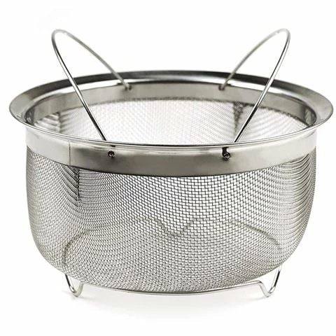 RSVP - Endurance Mesh Basket With Folding Handles