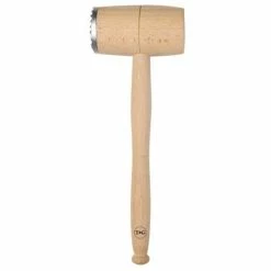 T&G - Beech Wood Meat Hammer W/Metal End 28cm